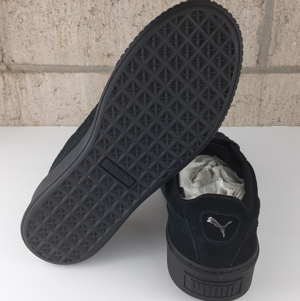 Women's Puma Suede Platform Gem Toe - Picture 8 of 10